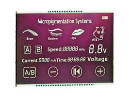 美容儀顯示屏 TN屏 負(fù)顯全透 lcd觸摸屏